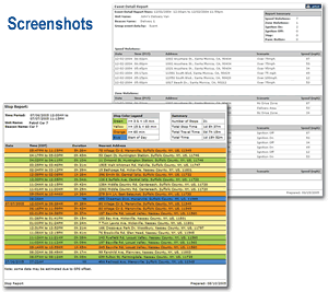 report screenshot